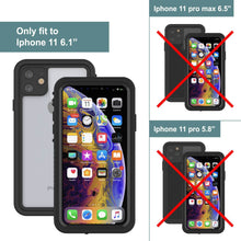 Cargar imagen en el visor de la galería, iPhone 12 Waterproof Case, Punkcase [Extreme Series] Armor Cover W/ Built In Screen Protector [Black] (Color in image: Pink)

