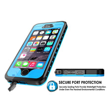 Cargar imagen en el visor de la galería, iPhone 5S/5 Waterproof Case, PunkCase StudStar Light Blue Water/Shock/Dirt Proof | Lifetime Warranty (Color in image: purple)
