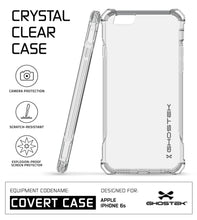 Cargar imagen en el visor de la galería, iPhone 6S Case, Ghostek® Covert Clear, Premium Impact Protective Armor | Lifetime Warranty Exchange (Color in image: space grey)

