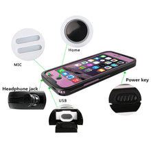 Cargar imagen en el visor de la galería, iPhone 6S+/6+ Plus Waterproof Case, Punkcase SpikeStar Pink | Thin Fit 6.6ft Underwater IP68 (Color in image: teal)
