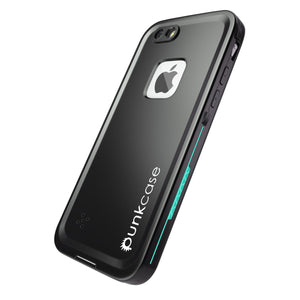 iPhone 6S+/6+ Plus Waterproof Case, Punkcase SpikeStar Teal | Thin Fit 6.6ft Underwater IP68 (Color in image: light blue)