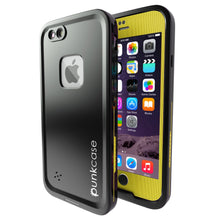 Cargar imagen en el visor de la galería, iPhone 6S+/6+ Plus Waterproof Case, Punkcase SpikeStar Yellow Series | Thin Fit 6.6ft Underwater IP68 (Color in image: yellow)
