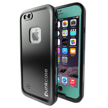 Cargar imagen en el visor de la galería, iPhone 6S/6 Waterproof Case, Punkcase SpikeStar Teal | Thin Fit 6.6ft Underwater IP68 | Warranty (Color in image: teal)
