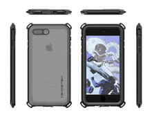Cargar imagen en el visor de la galería, iPhone 8+ Plus Waterproof Case, Ghostek Nautical Series for iPhone 8+ Plus | Slim Underwater Protection | Adventure Duty | Swimming (Black) (Color in image: Red)
