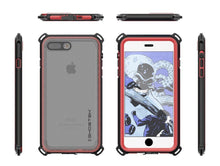 Load image into Gallery viewer, iPhone 8+ Plus Waterproof Case, Ghostek Nautical Series for iPhone 8+ Plus | Slim Underwater Protection | Adventure Duty | Swimming (Red) (Color in image: Pink)
