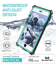 Cargar imagen en el visor de la galería, Dust tight (Oy IP68 Certified test Water immersion approved EQUIPMENT COUENAME: DESIGNED FOR esa Al f A APPLE v NE GHOSTS IPHONE 7 PLUS 
