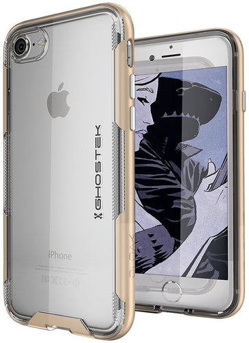 iPhone 8 Case, Ghostek Cloak 3 Series Case for iPhone 8 Case Clear Protective Case [GOLD] (Color in image: Gold)