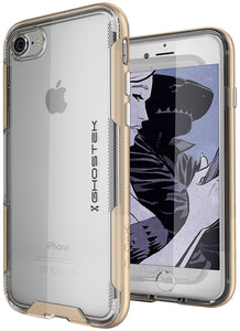 iPhone 8 Case, Ghostek Cloak 3 Series Case for iPhone 8 Case Clear Protective Case [GOLD] (Color in image: Gold)