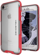 Cargar imagen en el visor de la galería, iPhone 8 Case, Ghostek Cloak 3 Series Case for iPhone 8 Case Clear Protective Case [RED] (Color in image: Gold)
