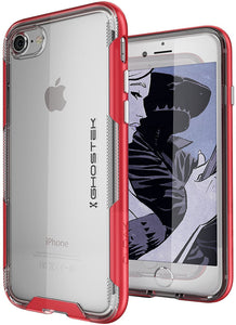 iPhone 8 Case, Ghostek Cloak 3 Series Case for iPhone 8 Case Clear Protective Case [RED] (Color in image: Gold)
