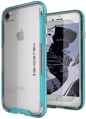 iPhone 8 Case, Ghostek Cloak 3 Series Case for iPhone 8 Case Clear Protective Case [TEAL] (Color in image: Gold)