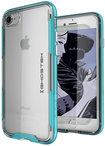 iPhone 7 Case, Ghostek Cloak 3 Series Case for iPhone 7 Case Clear Protective Case [TEAL] (Color in image: Gold)