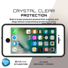 Load image into Gallery viewer, iPhone 8+ Plus Waterproof Case, Punkcase [StudStar Series] [Clear] [Slim Fit] [Shockproof] [Dirtproof] [Snowproof] Armor Cover (Color in image: light blue)
