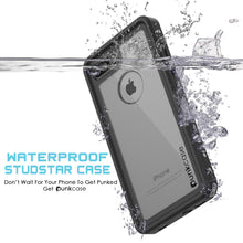 Load image into Gallery viewer, iPhone 8+ Plus Waterproof Case, Punkcase [StudStar Series] [Clear] [Slim Fit] [Shockproof] [Dirtproof] [Snowproof] Armor Cover (Color in image: purple)
