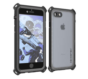 iPhone  8  Waterproof Case, Ghostek Nautical Series for iPhone  8  | Slim Underwater Protection | Ultra Fit | Swimming (Black) (Color in image: White)