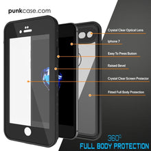 Cargar imagen en el visor de la galería, iPhone SE (4.7&quot;) Waterproof Case, Punkcase [Clear] [StudStar Series] [Slim Fit] [IP68 Certified][Dirtproof] [Snowproof] (Color in image: pink)

