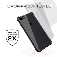 Cargar imagen en el visor de la galería, iPhone  8 Case, Ghostek Covert 2 Series for iPhone  8 &amp; iPhone  8 Protective Case [BLACK] 
