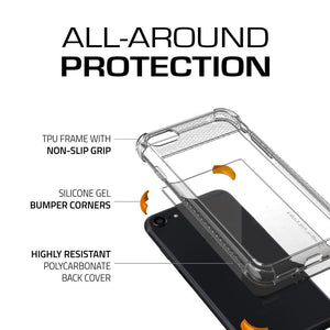 iPhone  8 Case, Ghostek Covert 2 Series for iPhone  8 Protective Case [ORANGE] (Color in image: Teal)