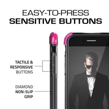 Cargar imagen en el visor de la galería, iPhone  8 Case, Ghostek Covert 2 Series for iPhone  8 Protective Case [PINK] (Color in image: Red)
