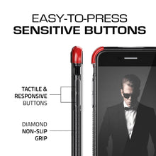 Cargar imagen en el visor de la galería, iPhone  8 Case, Ghostek Covert 2 Series for iPhone  8 Protective Case [RED] (Color in image: White)

