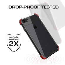 Cargar imagen en el visor de la galería, iPhone  8 Case, Ghostek Covert 2 Series for iPhone  8 Protective Case [RED] 
