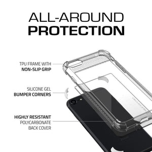 iPhone  8 Case, Ghostek Covert 2 Series for iPhone  8 Protective Case [White] 