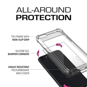 iPhone  8 Case, Ghostek Covert 2 Series for iPhone  8 Protective Case [PINK] (Color in image: Orange)