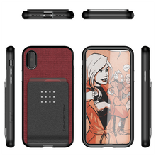 Cargar imagen en el visor de la galería, iPhone 8 Case , Ghostek Exec 2 Series for iPhone 8 Protective Wallet Case [RED] (Color in image: Purple)
