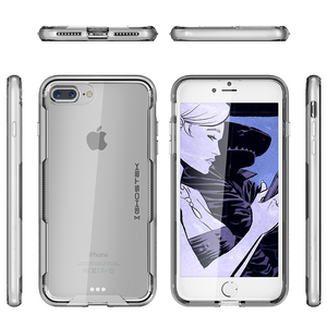 iPhone 8+ Plus Case, Ghostek Cloak 3 Series  for iPhone 8+ Plus  Case [SILVER] (Color in image: Teal)