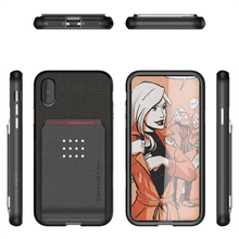 Cargar imagen en el visor de la galería, iPhone 8+ Plus Case , Ghostek Exec 2 Series for iPhone 8+ Plus Protective Wallet Case [BLACK] (Color in image: Silver)
