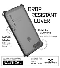 Cargar imagen en el visor de la galería, iPhone 7+ Plus case, Ghostek®  Nautical Series  for iPhone 7+ Plus Rugged Heavy Duty Case |  Black 
