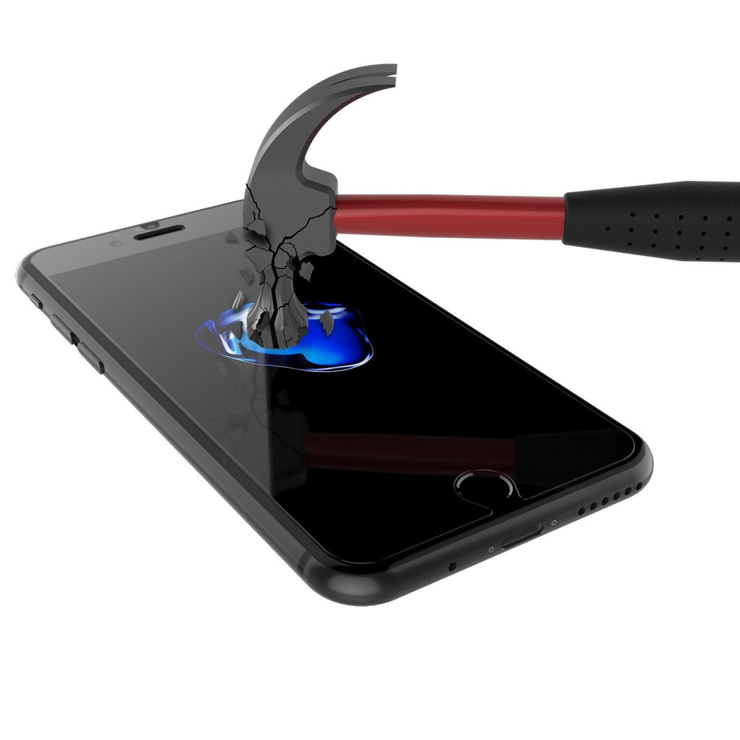 iPhone 7+ Plus Punkcase Glass SHIELD Tempered Glass Screen Protector 0.33mm Thick 9H Glass (Color in image: clear)