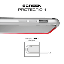 Cargar imagen en el visor de la galería, Ghostek Ultra Slim iPhone X Case with Bumper Cushion Technology and Hybrid Drop Protection for Apple iPhone X 10 (2017) | Red (Color in image: Pink)
