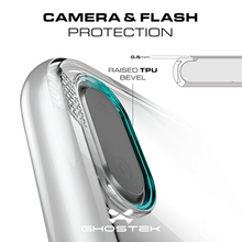 Cargar imagen en el visor de la galería, iPhone X Girly Case, Ghostek Cloak3 Slim Cute Luxury Thin Soft Cover | Wireless Charging Ready | Pink (Color in image: Silver)

