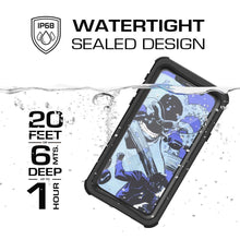 Load image into Gallery viewer, iPhone X Waterproof Case, Ghostek Nautical Military Grade Shock &amp; Drop Tested | Face ID Compatible – Retail Packaging | Black 
