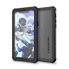 Load image into Gallery viewer, iPhone X Waterproof Case, Ghostek Nautical Military Grade Shock &amp; Drop Tested | Face ID Compatible – Retail Packaging | Black (Color in image: White)
