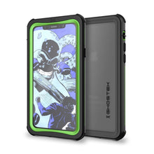 Load image into Gallery viewer, iPhone X Waterproof Case, Ghostek Nautical Rugged Heavy Duty + Screen Protector | Premium Protective Construction iPhone10 | Green (Color in image: Light Green)
