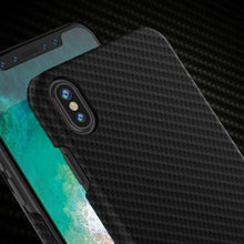 Cargar imagen en el visor de la galería, iPhone X Case, Punkcase CarbonShield, Heavy Duty &amp; Ultra Thin 2 Piece Dual Layer [shockproof] 
