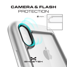 Load image into Gallery viewer, Ghostek Atomic Slim iPhone X Case with Shockproof Aluminum Bumper Heavy Duty | Supports Qi Wireless Charging + Works Flawlessly with Face ID | Red (Color in image: Teal)
