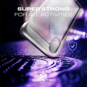 Ghostek Atomic Slim iPhone X Case with Shockproof Aluminum Bumper Heavy Duty | Supports Qi Wireless Charging + Works Flawlessly with Face ID | Red (Color in image: Black)