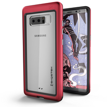Cargar imagen en el visor de la galería, Galaxy Note 8, Ghostek Atomic Slim Galaxy Note 8 Case Shockproof Impact Hybrid Modern Design  | Red (Color in image: Red)
