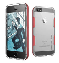Cargar imagen en el visor de la galería, iPhone SE/5S/5 Case Ghostek® Cloak Red Slim | Tempered Glass | Lifetime Warranty Exchange (Color in image: red)
