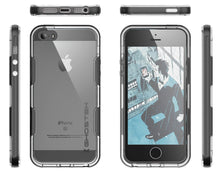Cargar imagen en el visor de la galería, iPhone SE/5S/5 Case Ghostek® Cloak Space Grey Series | Tempered Glass | Lifetime Warranty Exchange (Color in image: silver)
