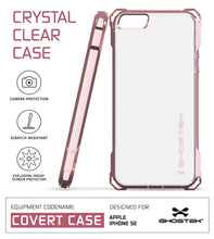 Cargar imagen en el visor de la galería, iPhone SE Case, Ghostek® Covert Pink, Premium Impact Protective Armor | Lifetime Warranty Exchange (Color in image: gold)
