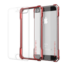 Cargar imagen en el visor de la galería, iPhone SE Case, Ghostek® Covert Red, Premium Impact Protective Armor | Lifetime Warranty Exchange (Color in image: red)
