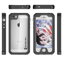 Cargar imagen en el visor de la galería, iPhone 8 Waterproof Case, Ghostek® Atomic 3.0 Black Series | Underwater | Touch-ID (Color in image: Pink)
