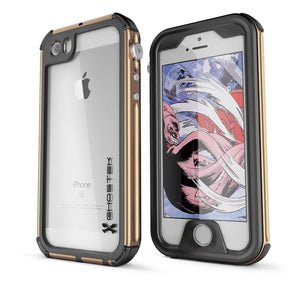 iPhone 8 Waterproof Case, Ghostek® Atomic 3.0 Gold Series (Color in image: Gold)