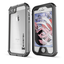 Cargar imagen en el visor de la galería, iPhone 8 Waterproof Case, Ghostek® Atomic 3.0 Silver Series | Underwater | Touch-ID (Color in image: Gold)
