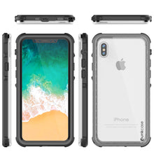 Cargar imagen en el visor de la galería, iPhone X Case, PUNKCase [CRYSTAL SERIES] Cover W/ Attached Screen Protector [BLACK] (Color in image: Pink)
