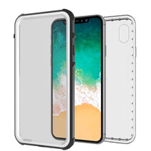 Cargar imagen en el visor de la galería, iPhone X Case, PUNKCase [CRYSTAL SERIES] Cover W/ Attached Screen Protector [WHITE] (Color in image: Teal)

